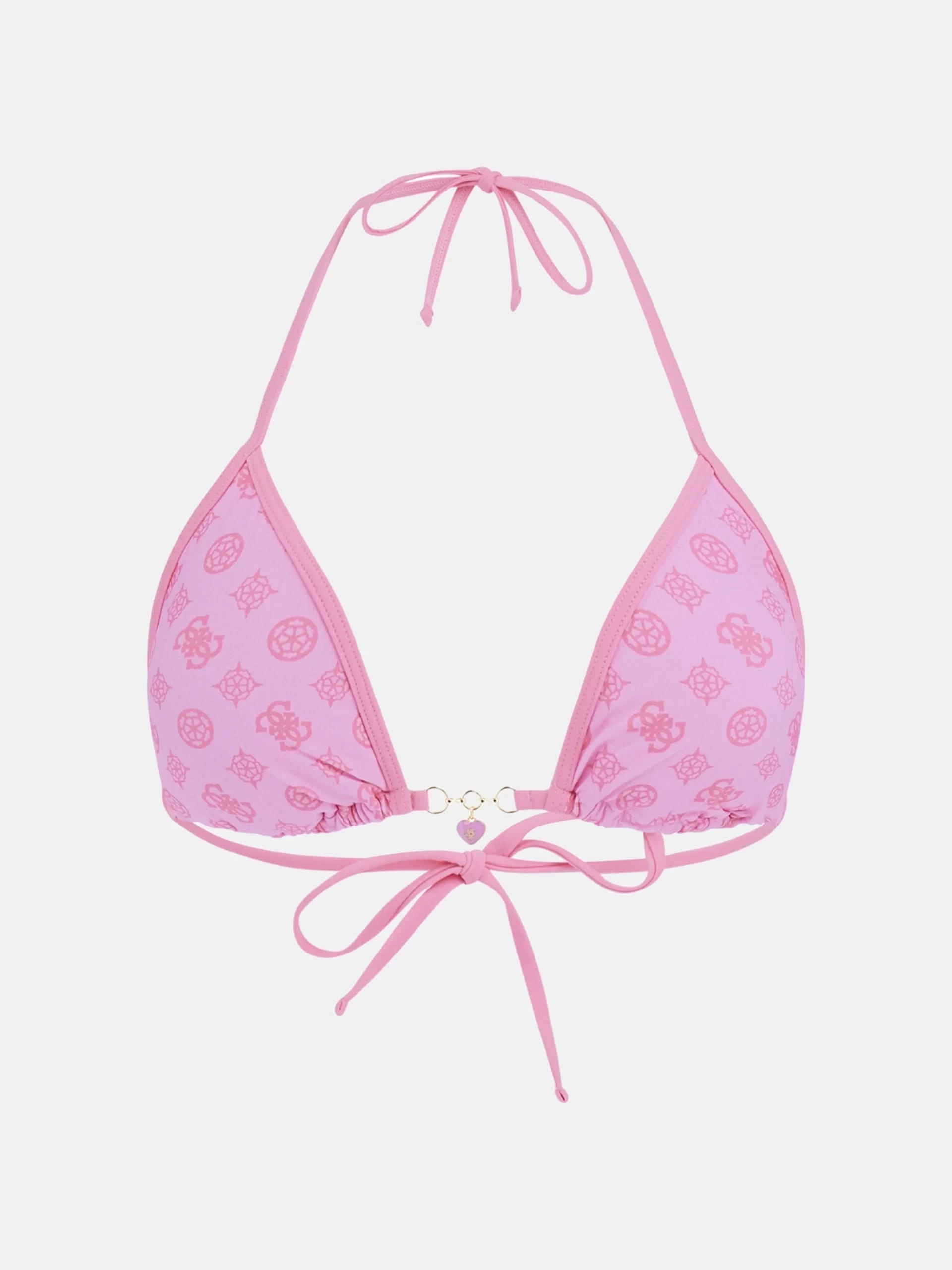 Guess Trıangle Remov. Pads Kadın Pembe Bikini E5GJ27KCRL2-P6FA