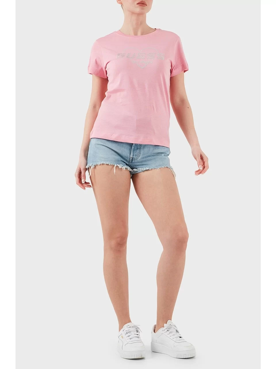 Guess Narcıso Cn T-Shırt Kadın Pembe T-Shirt V5GI10K9RM1-PSPK