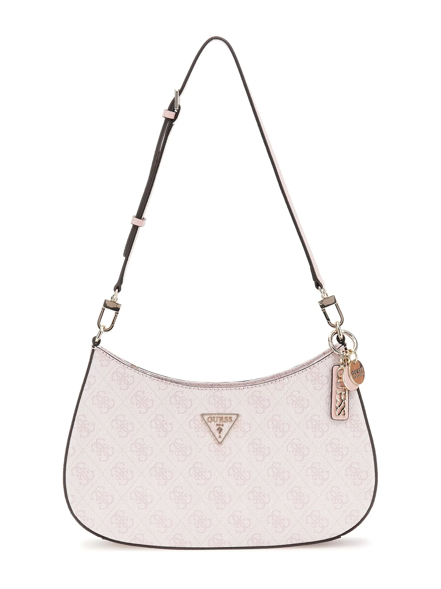 Guess Noelle Top Zıp Shoulder Bag Kadın Pembe Omuz Çantası HWBG7879180-OCL