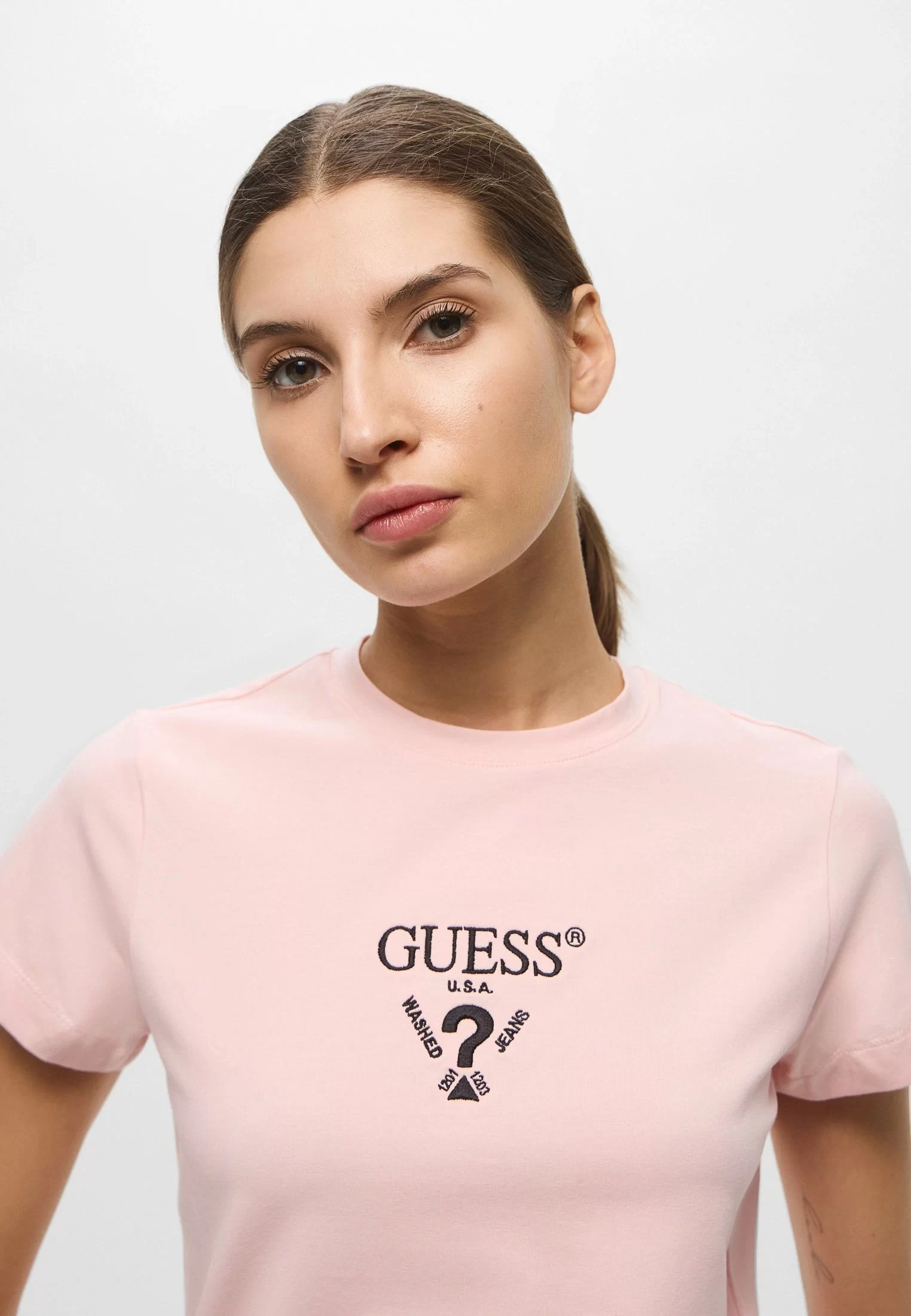 Guess Colette Ss Tee Kadın Pembe T-Shirt V4YI21KCDH1-G66B