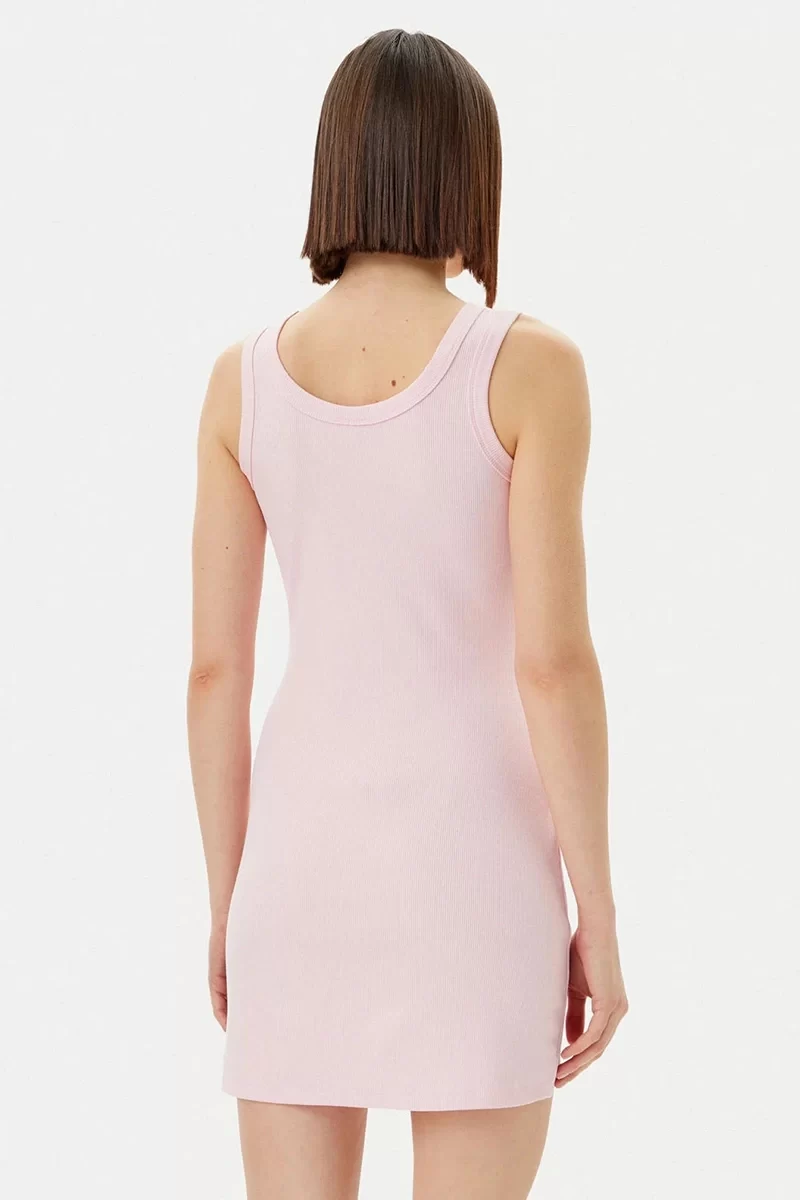 Guess Sunflower Rıb Dress Kadın Pembe Elbise V5GK06K8RT2-A61Z