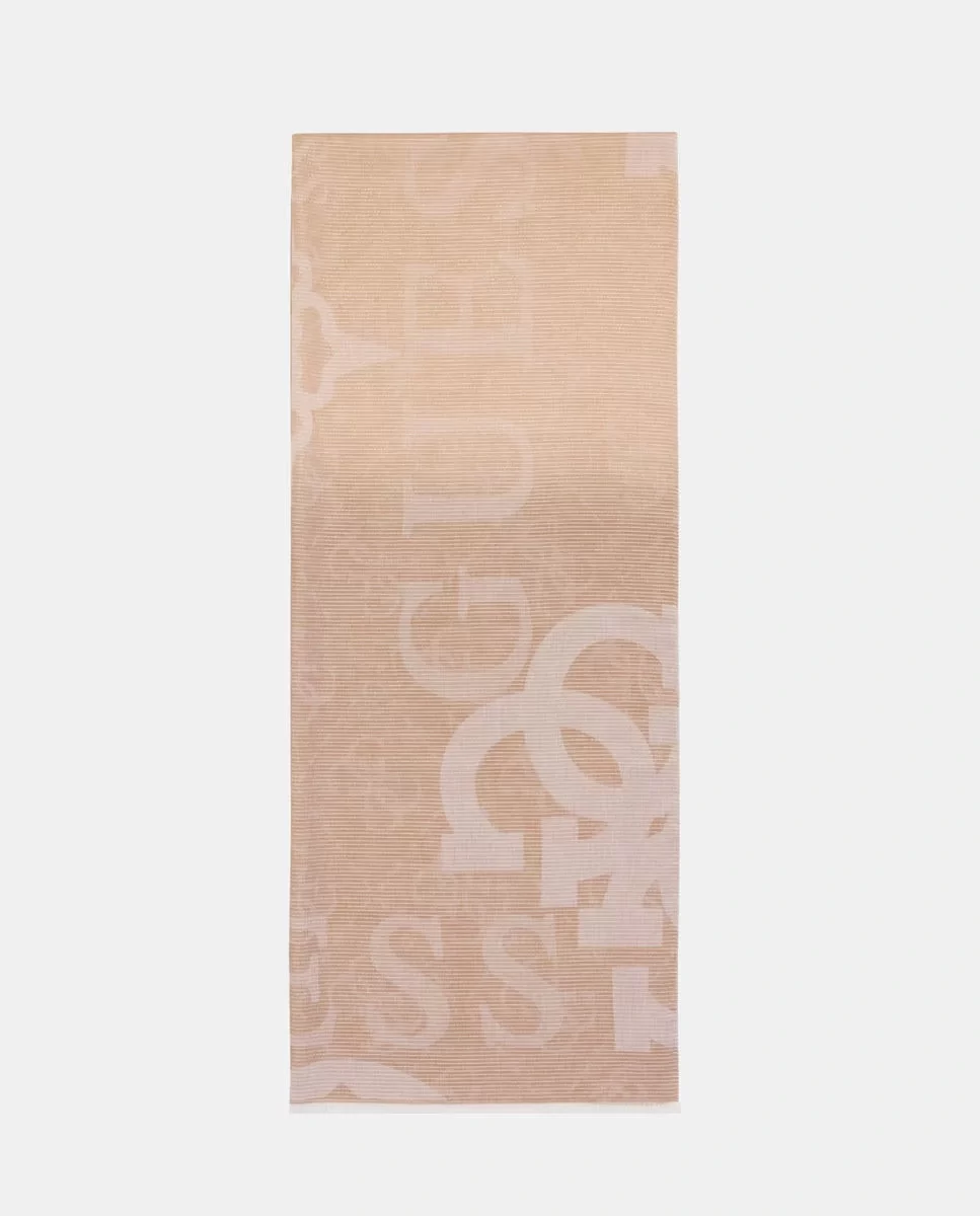 Guess Arnela Scarf Guess Lurx 80X180 Kadın Bej Şal AW5280COT03-BEM