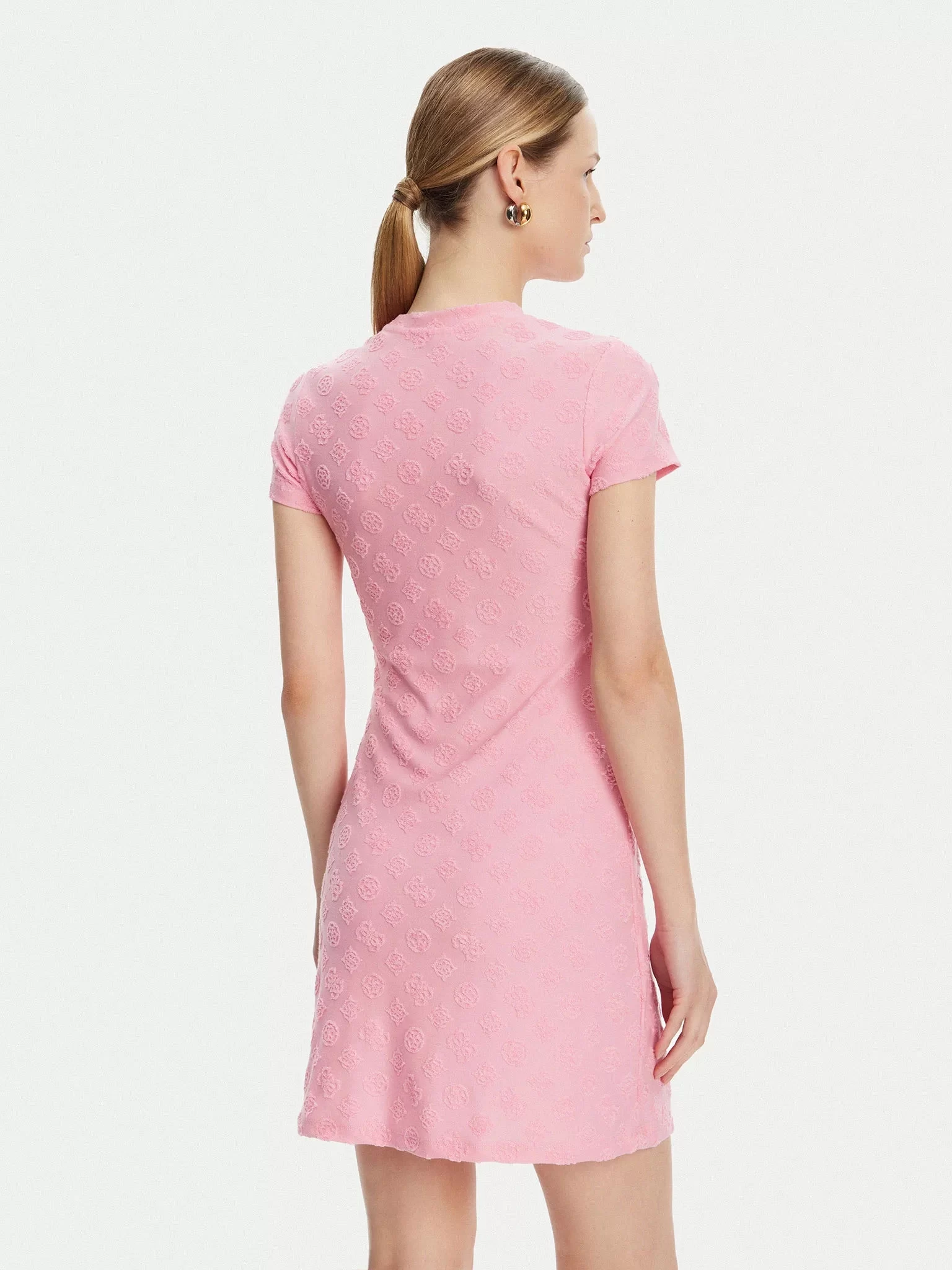 Guess Peony Jacquard Dress Kadın Çok Renkli Elbise V5GK07KCT02-F6EV
