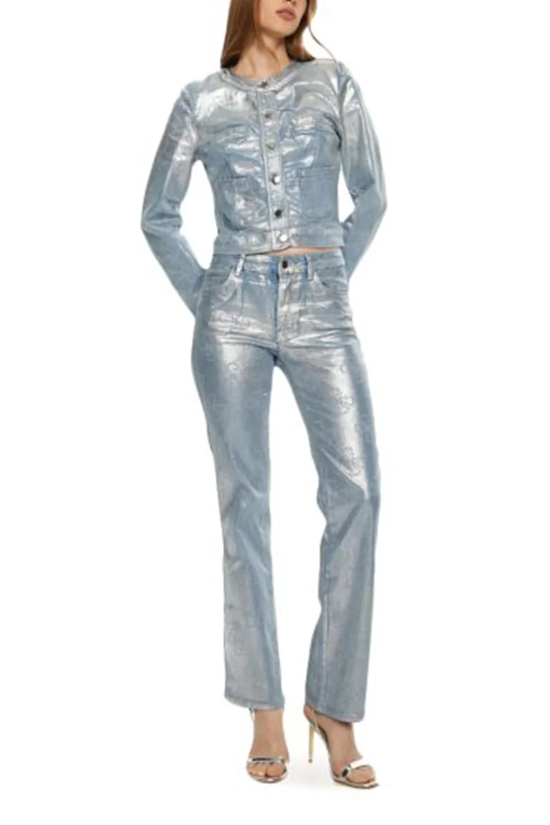 Guess Sammy Jacket Kadın Gri Ceket W5RN11D5JS1-D3GL