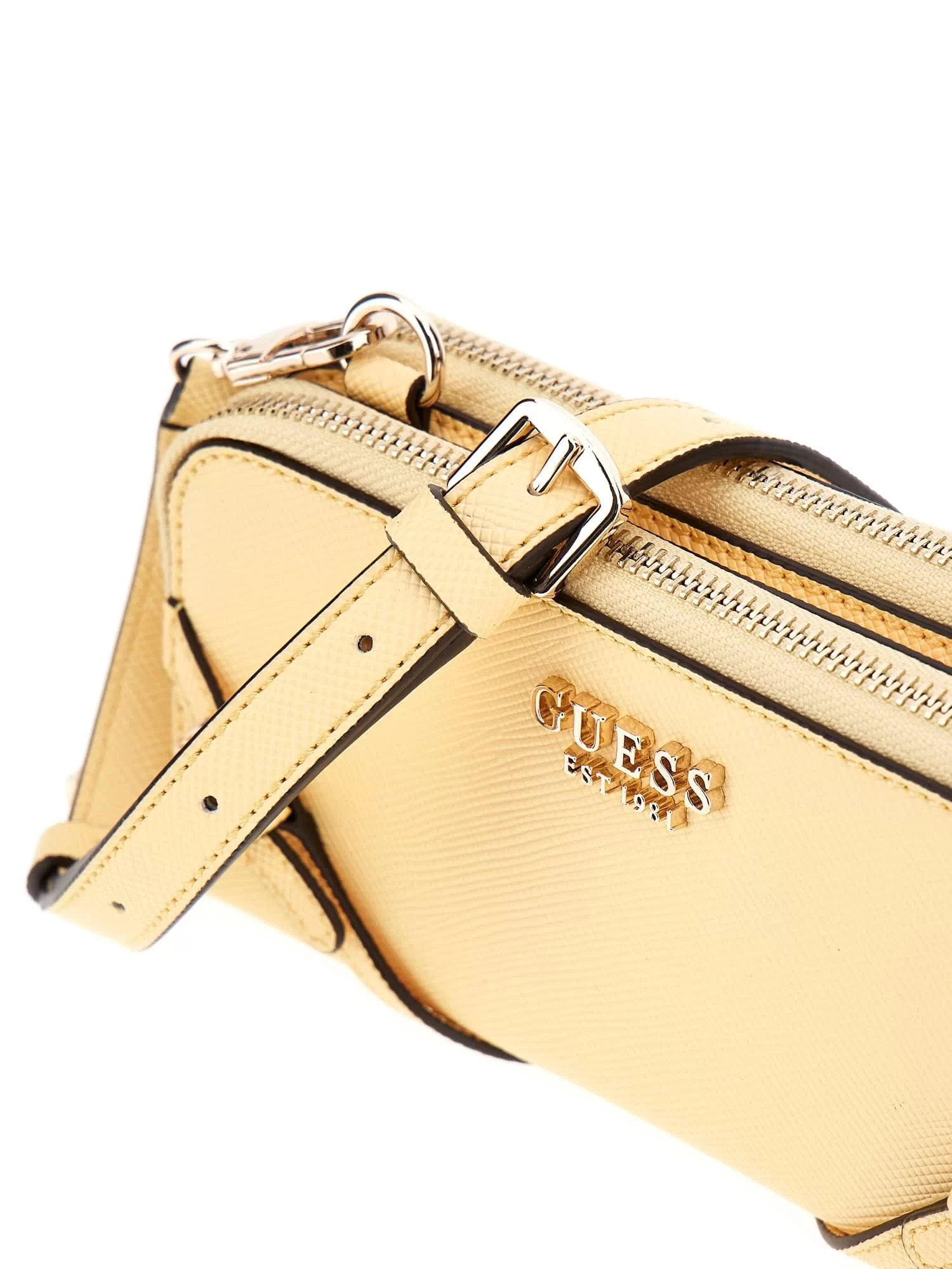 Guess Kadın Sarı Bramina  Çapraz Askılı Organizer Çanta