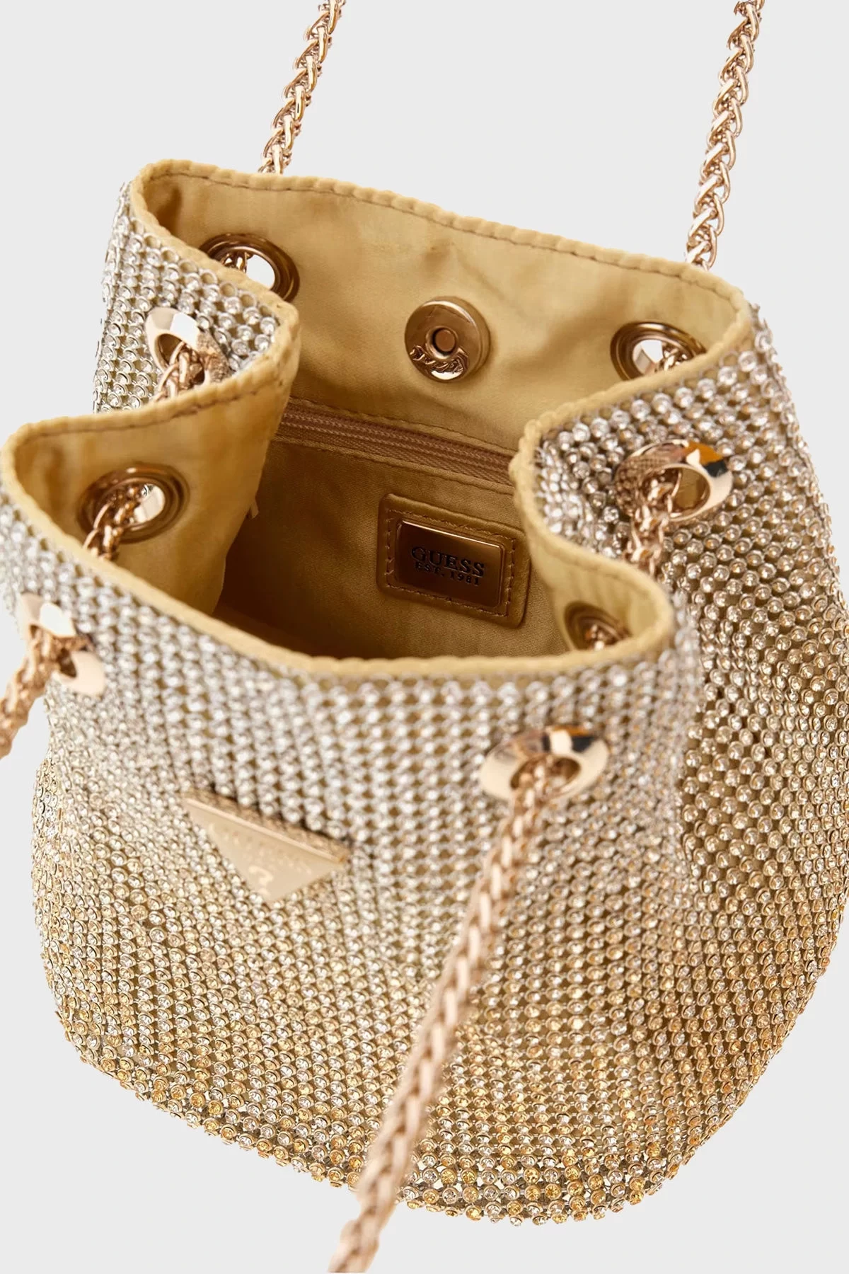 Guess Zalına Pouch Kadın Sarı Omuz Çantası HWOR9350750-GOL