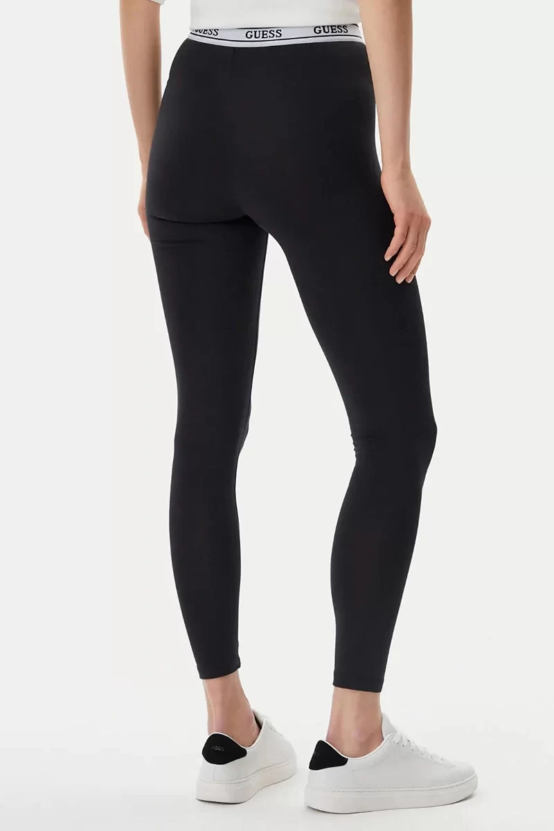 Guess New Alıne Leggıngs 4/4 Eco Str Kadın Siyah Tayt V5GB04KCSA2-JBLK