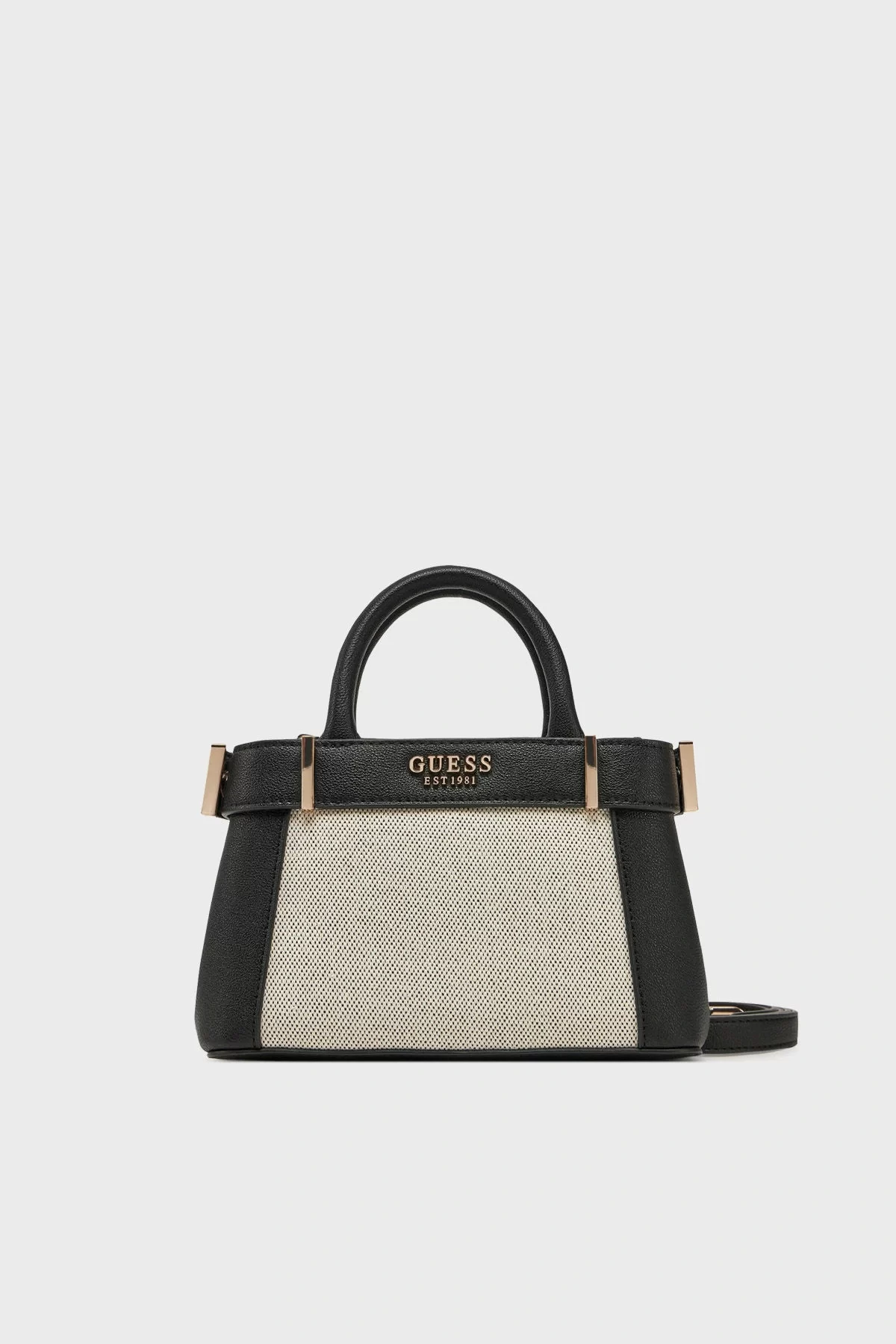 Guess Anadela Mını Satchel Kadın Siyah Mini Çanta HWAG9633760-NTB
