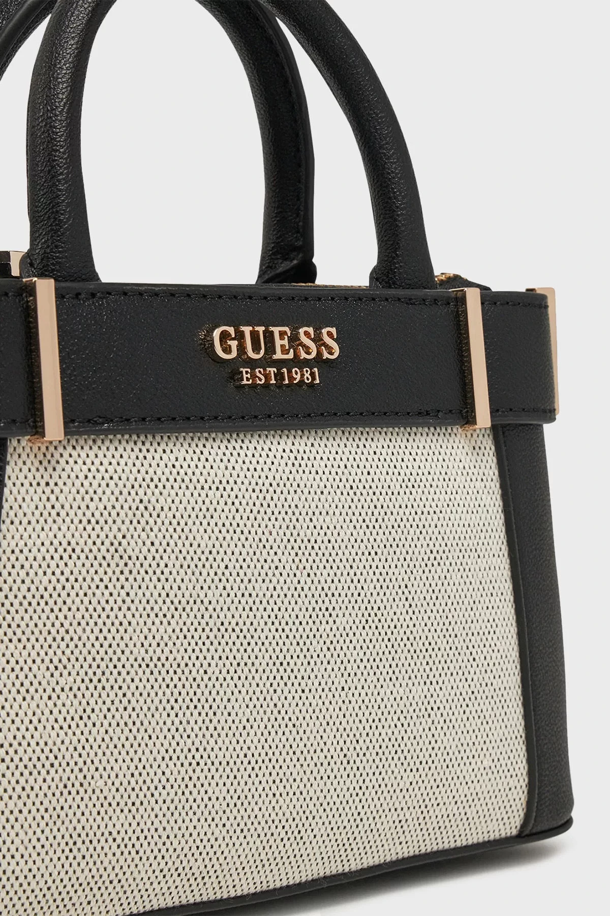 Guess Anadela Mını Satchel Kadın Siyah Mini Çanta HWAG9633760-NTB