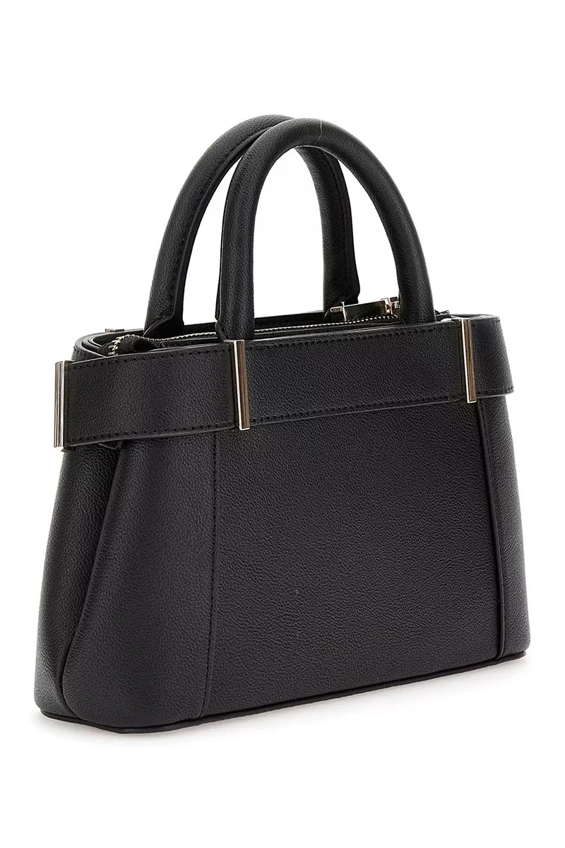 Guess Anadela Mını Satchel Kadın Siyah Mini Çanta HWBG9633760-BLA