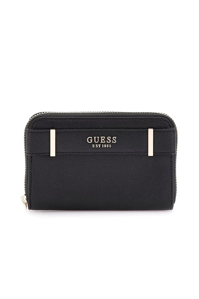 Guess Anadela Slg Medıum Zıp Around Kadın Siyah Cüzdan SWBG9633140-BLA
