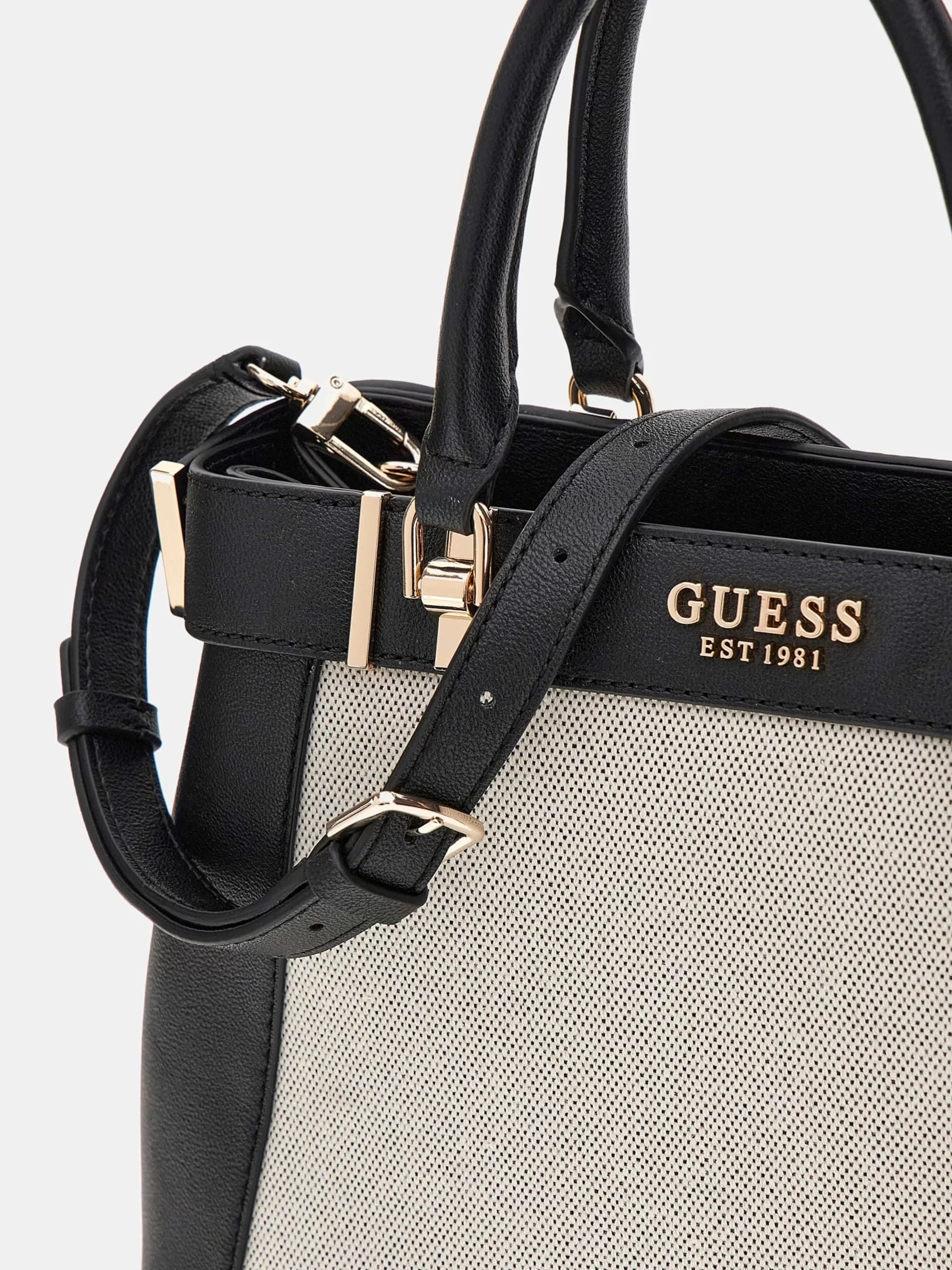 Guess Anadela 3 Comp Satchel Kadın Siyah El Çantası HWAG9633060-NTB