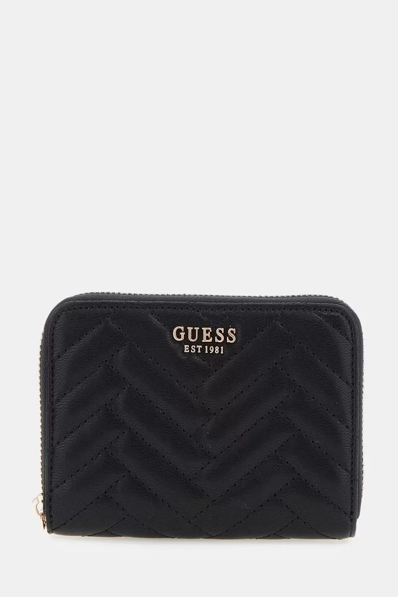 Guess Annıng Slg Medıum Zıp Around Kadın Siyah Cüzdan SWQG9508140-BLA