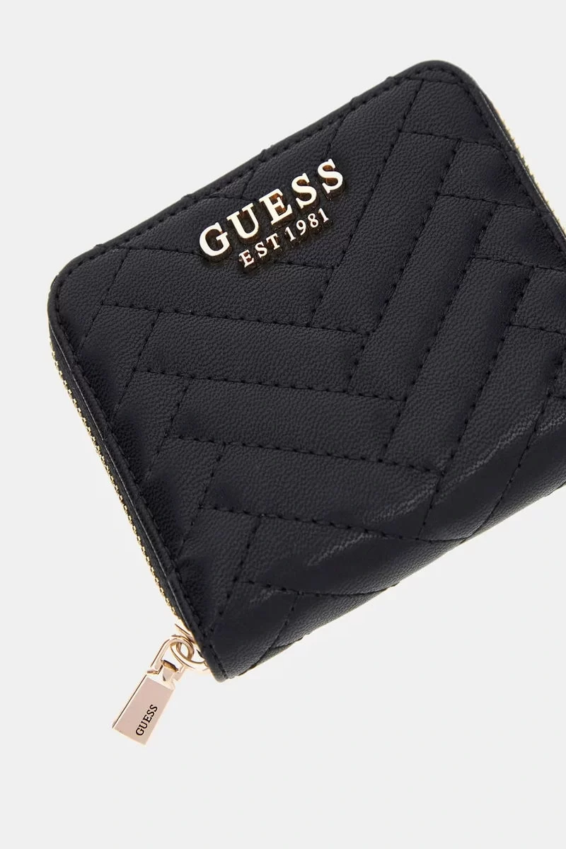 Guess Annıng Slg Small Zıp Around Kadın Siyah Cüzdan SWQG9508137-BLA