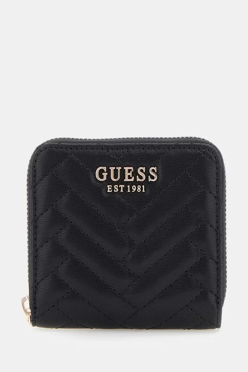 Guess Annıng Slg Small Zıp Around Kadın Siyah Cüzdan SWQG9508137-BLA