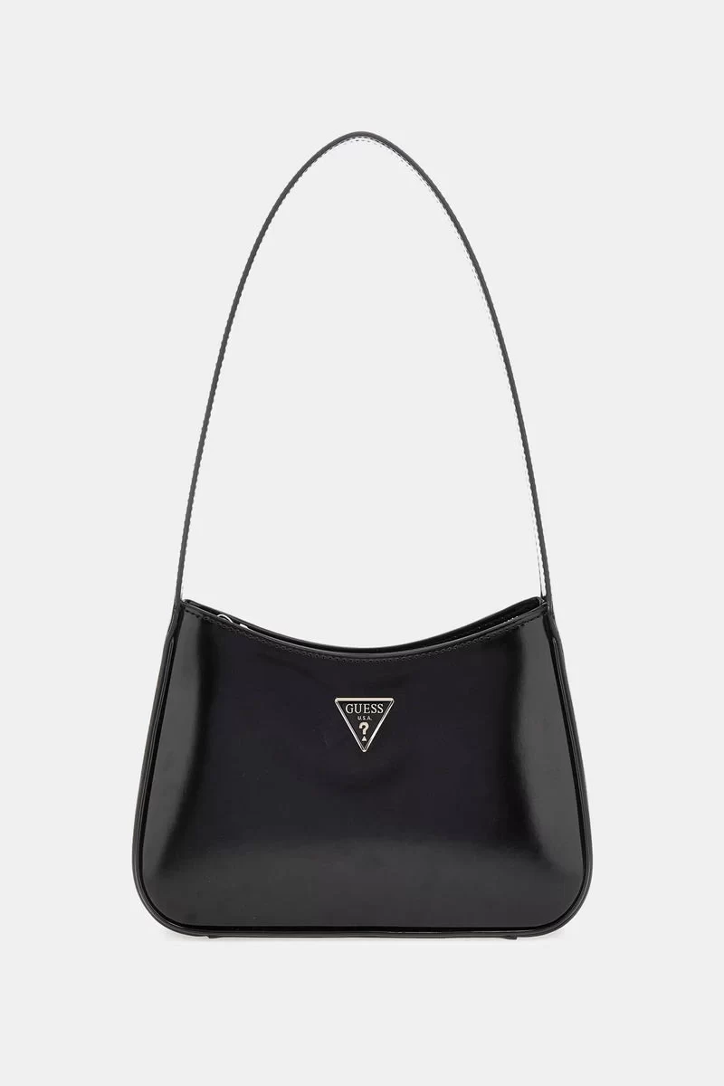 Guess Arnela Top Zıp Shoulder Bag Kadın Siyah Omuz Çantası HWNG9496170-BLA