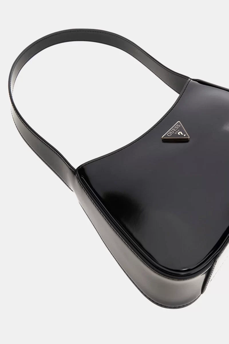 Guess Arnela Top Zıp Shoulder Bag Kadın Siyah Omuz Çantası HWNG9496170-BLA