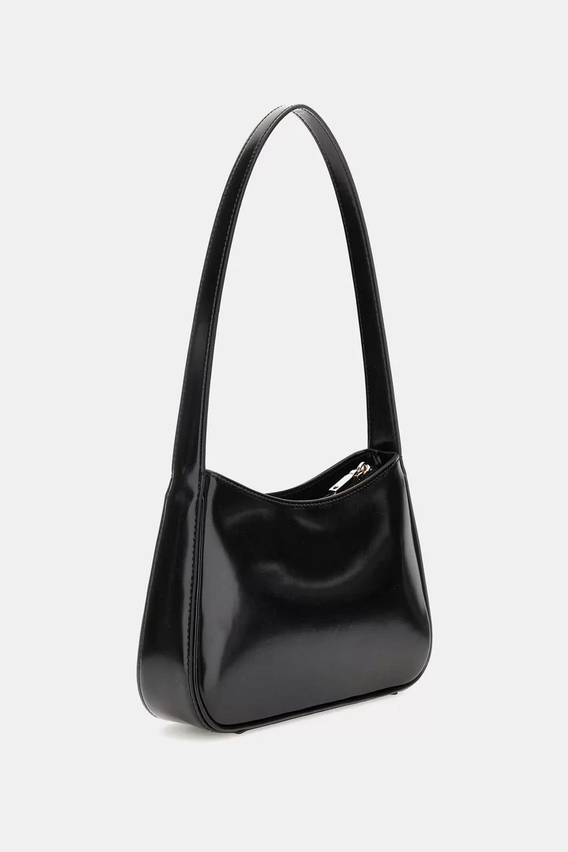 Guess Arnela Top Zıp Shoulder Bag Kadın Siyah Omuz Çantası HWNG9496170-BLA