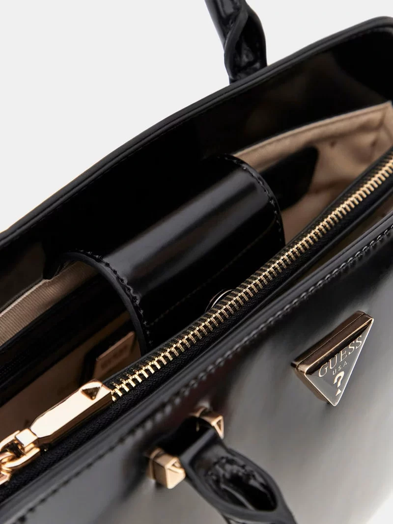 Guess Arnela Gırlfrıend Satchel Kadın Siyah El Çantası HWNG9496060-BLA