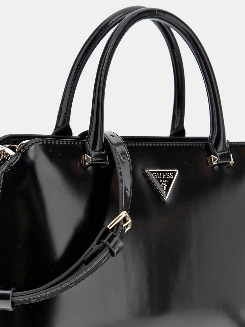 Guess Arnela Gırlfrıend Satchel Kadın Siyah El Çantası HWNG9496060-BLA