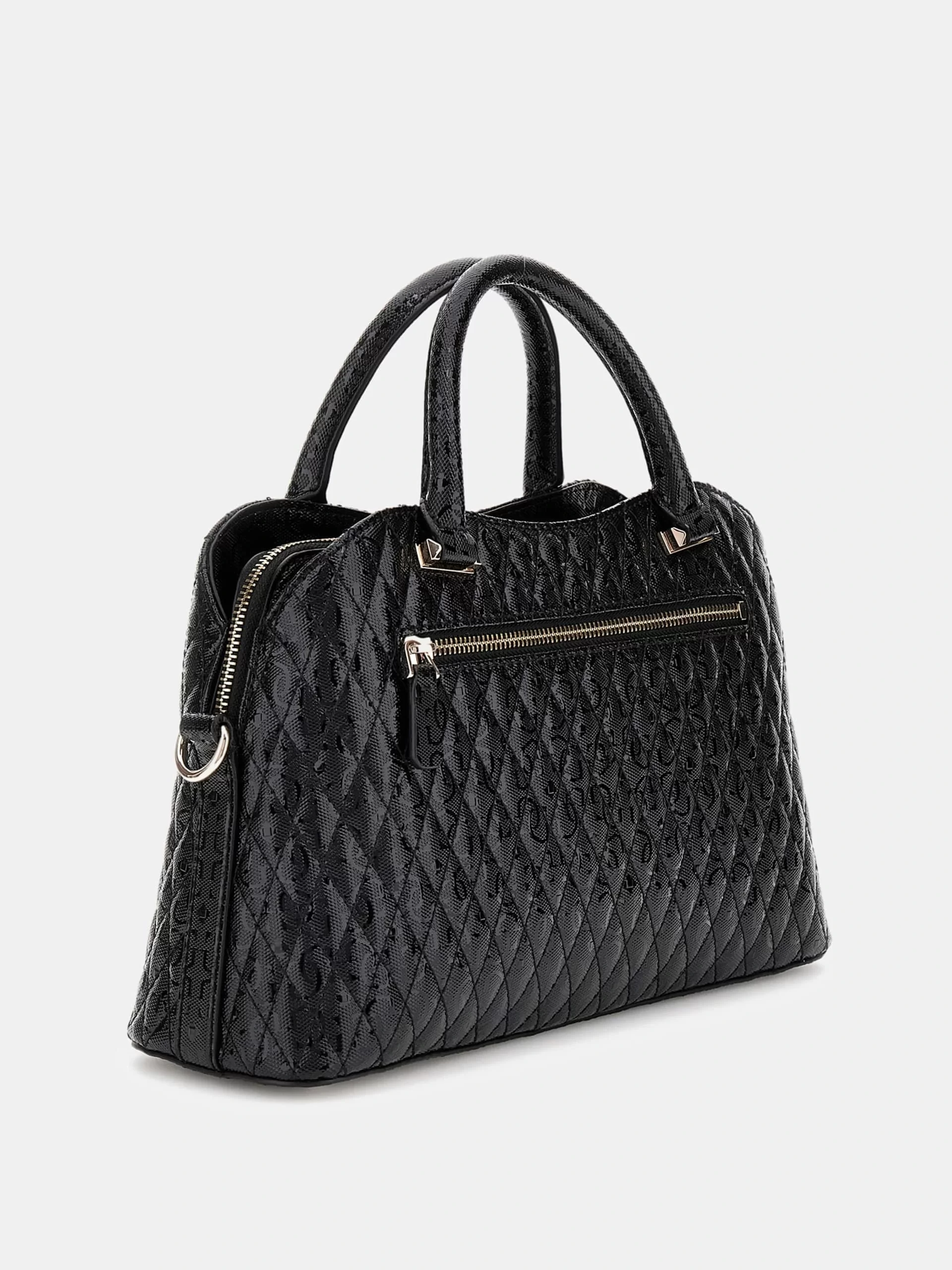 Guess Betula Satchel Kadın Siyah El Çantası HWGG9626060-BLA