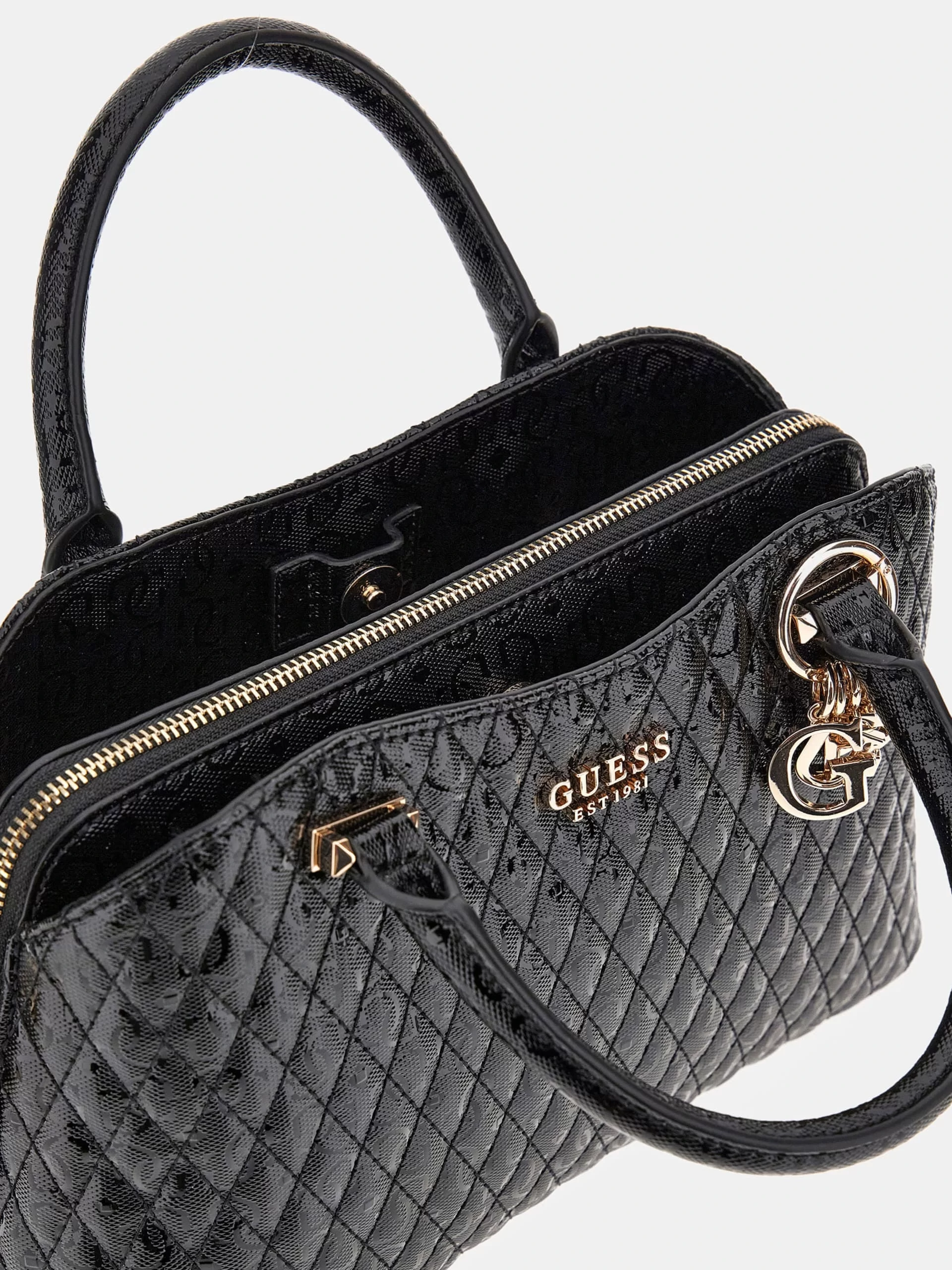 Guess Betula Satchel Kadın Siyah El Çantası HWGG9626060-BLA