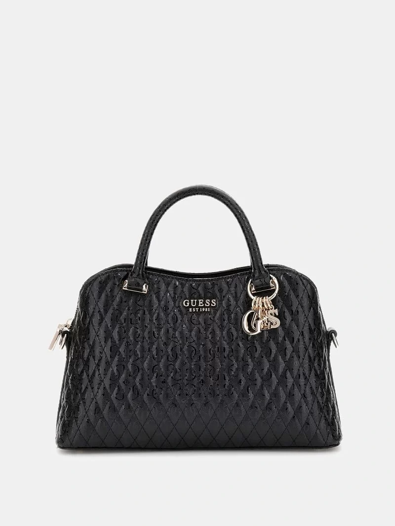 Guess Betula Satchel Kadın Siyah El Çantası HWGG9626060-BLA