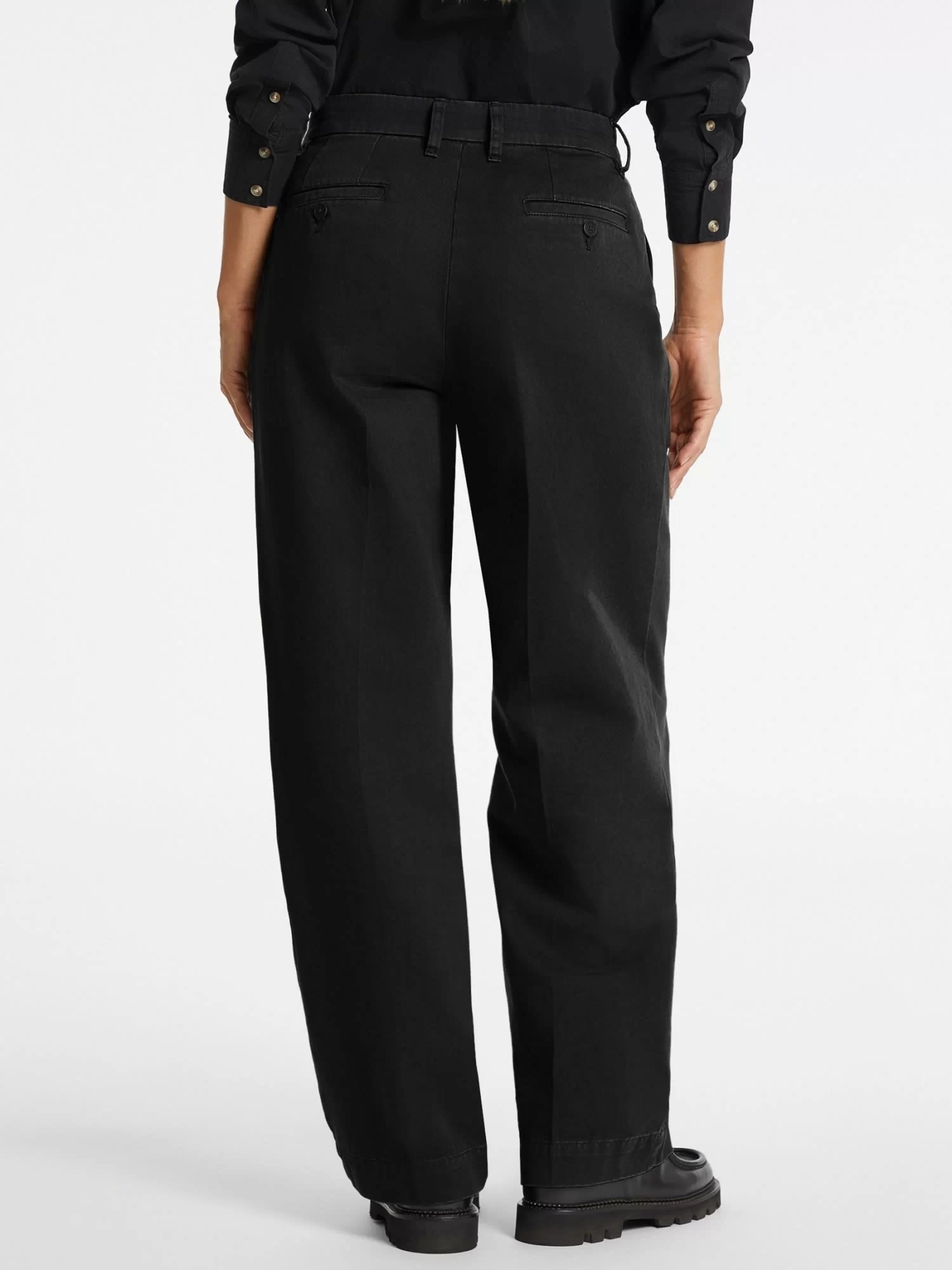 Guess jeans Gj Wıde Leg Trouser Kadın Siyah Pantolon W4BB44WGCV2-JBLK