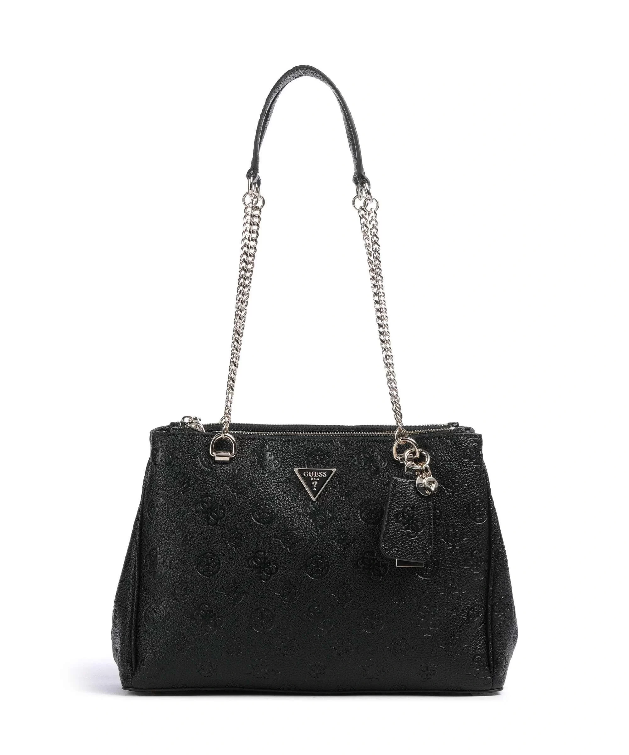Guess Cresıdıa Status Shldr Satchel Kadın Siyah Omuz Çantası HWPG9349090-BLA