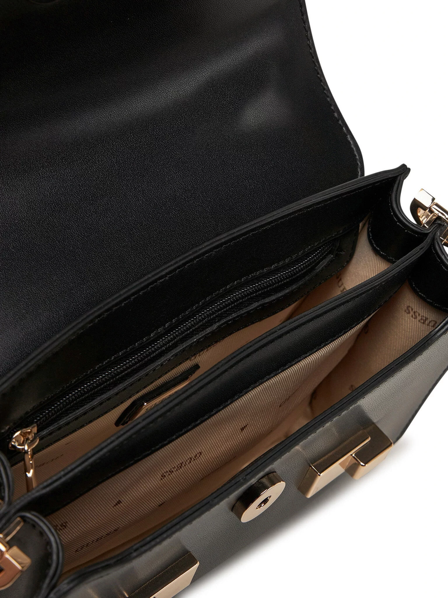Guess Eco Aldıth Mını Top Hndle Flap Kadın Siyah Mini Çanta HWEVG964178-BLA