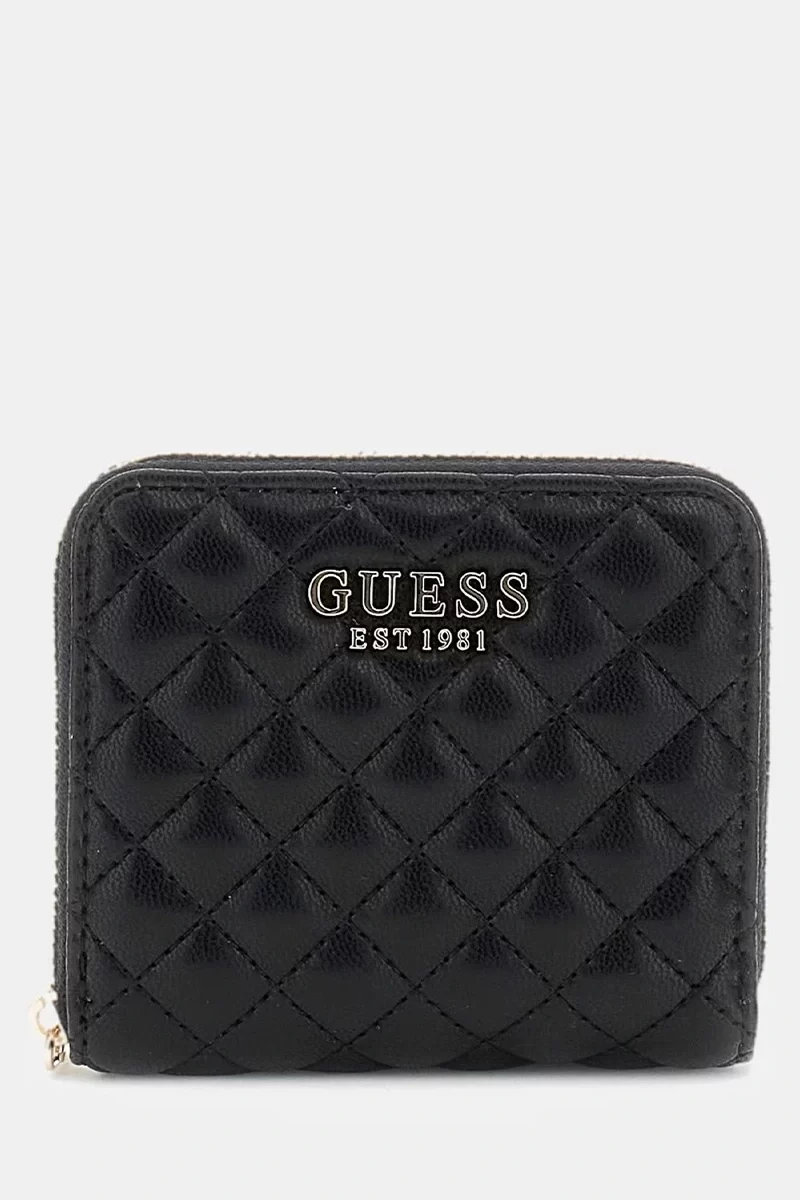 Guess Eco Rıanee Slg Small Zıp Aroud Kadın Siyah Cüzdan SWQG9541137-BLA