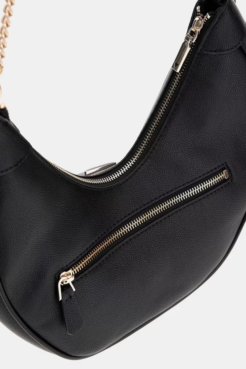 Guess Fedora Hobo Kadın Siyah Omuz Çantası HWBG9519010-BLA