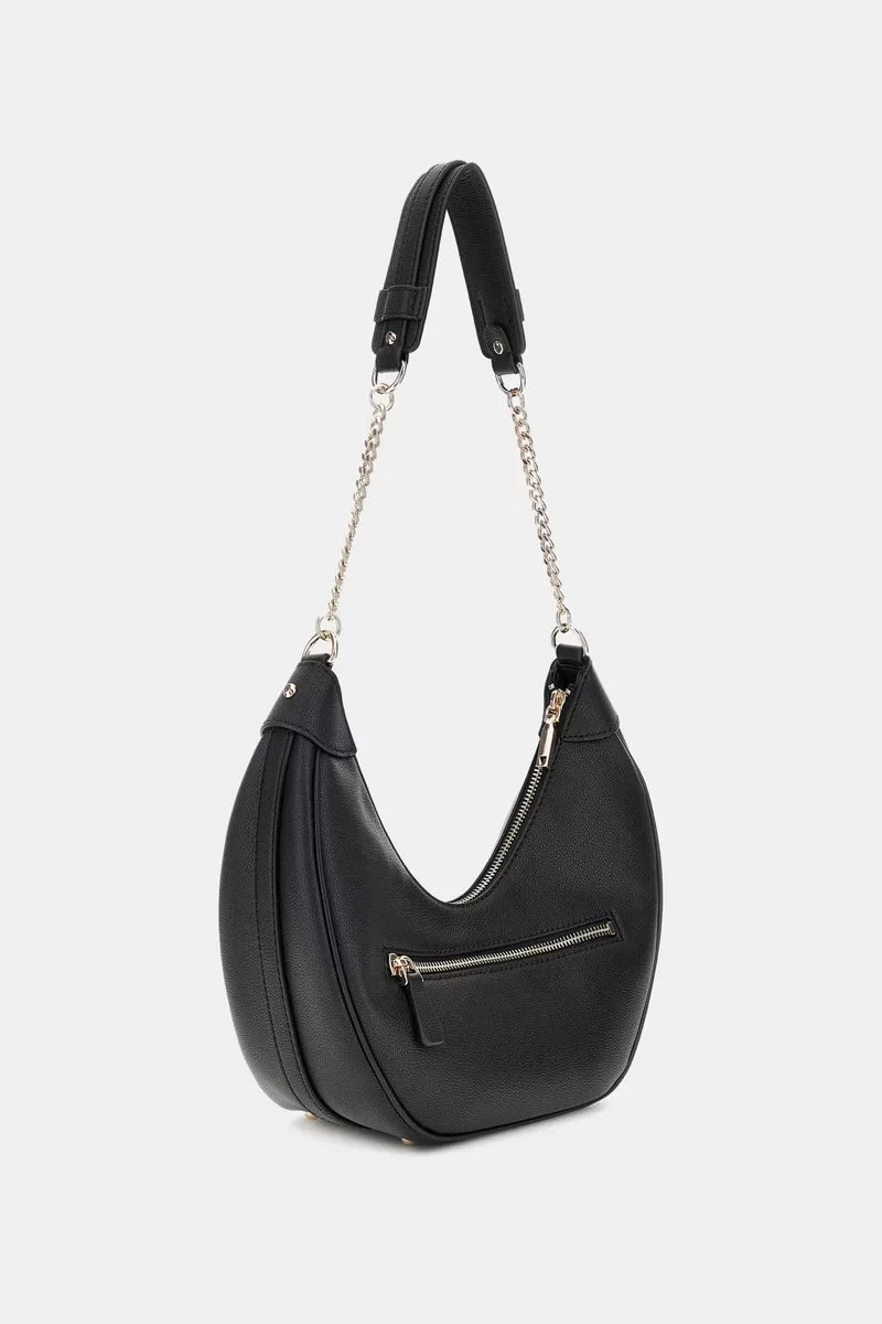 Guess Fedora Hobo Kadın Siyah Omuz Çantası HWBG9519010-BLA