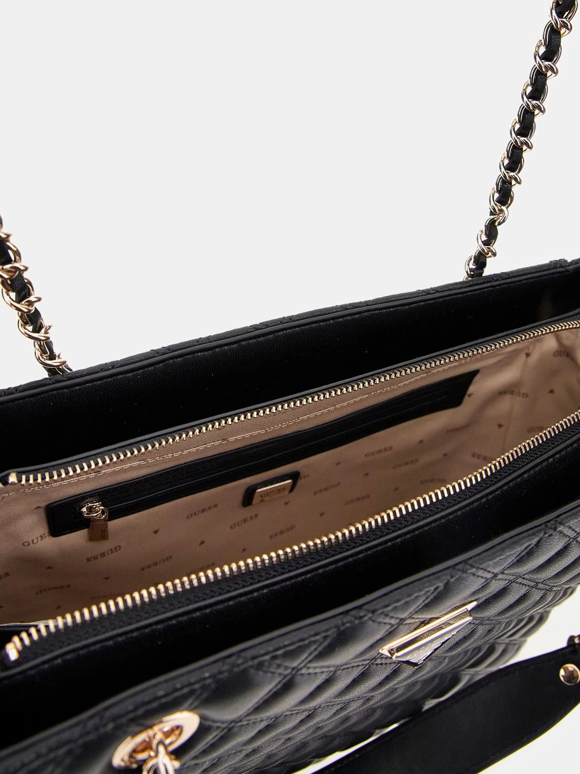 Guess Gıully Large Tote Kadın Siyah El Çantası HWQG8748240-BLA
