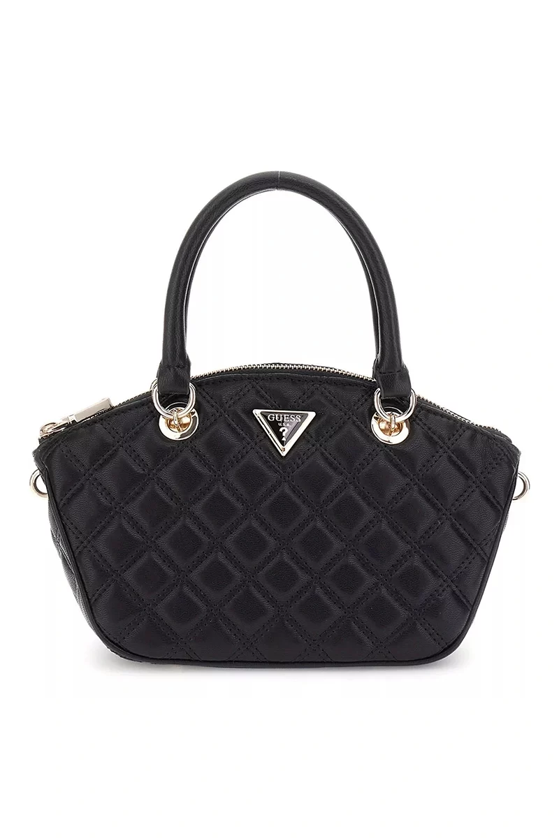 Guess Gıully Mını Satchel Kadın Siyah Mini Çanta HWQG8748760-BLA