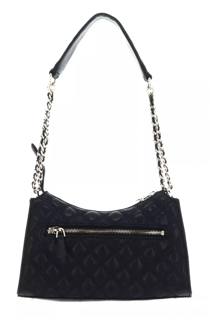Guess Gıully Top Zıp Shoulder Bag Kadın Siyah Omuz Çantası HWQG8748130-BLA