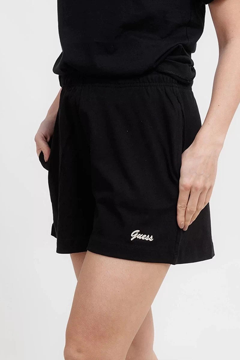 Guess Irıs Jersey Short Kadın Siyah Şort V5GD04KCRZ1-JBLK
