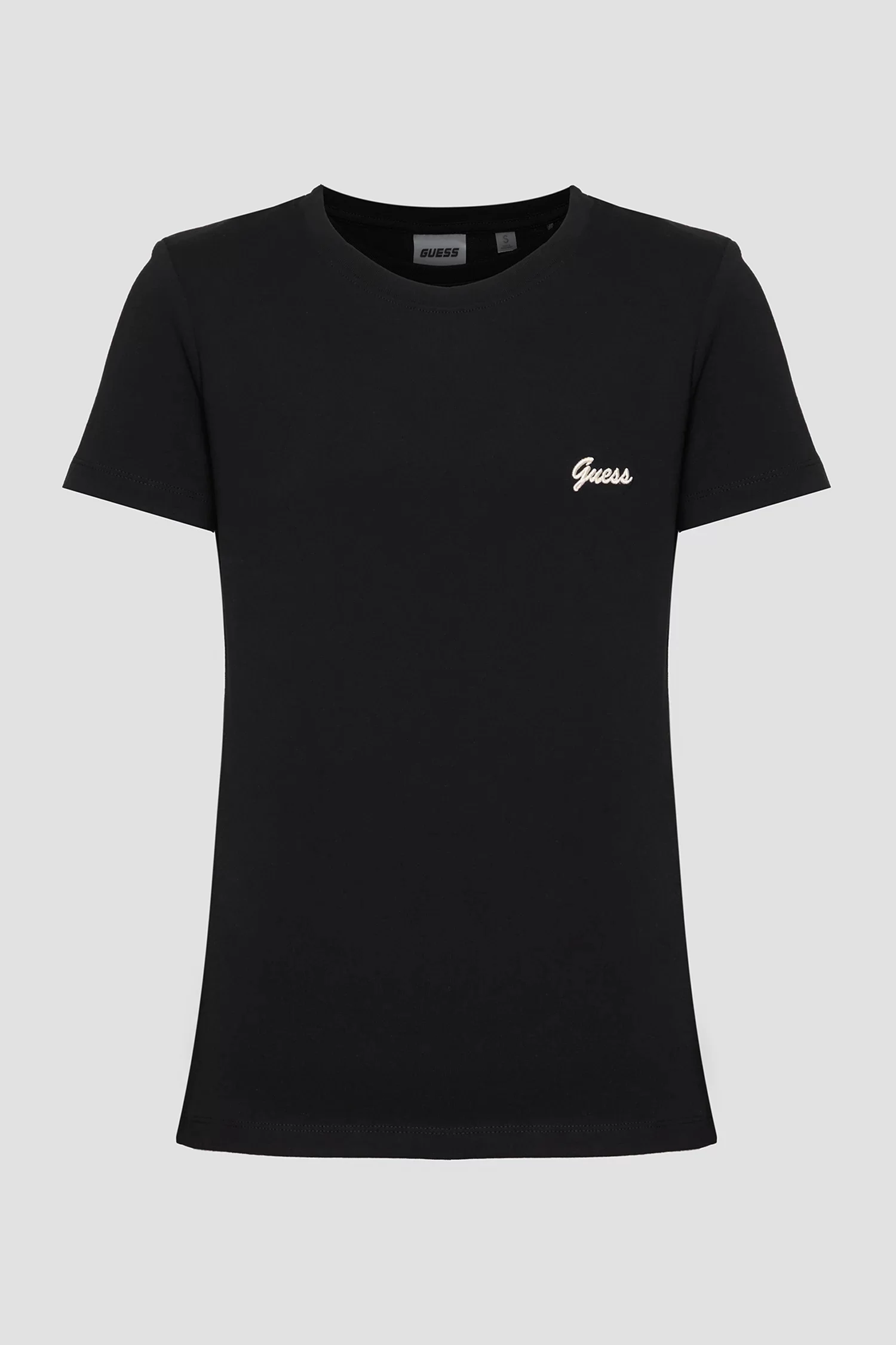 Guess Irıs Jersey T-Shırt Kadın Siyah T-Shirt V5GI06KCRZ1-JBLK