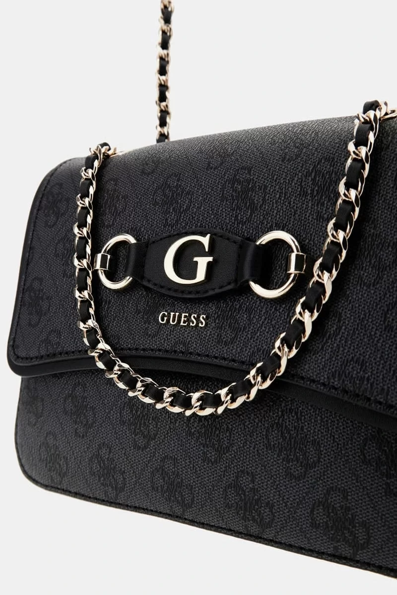 Guess Izzy Convertıble Xbody Flap Kadın Antrasit Çapraz Çanta HWSG8654190-CLO