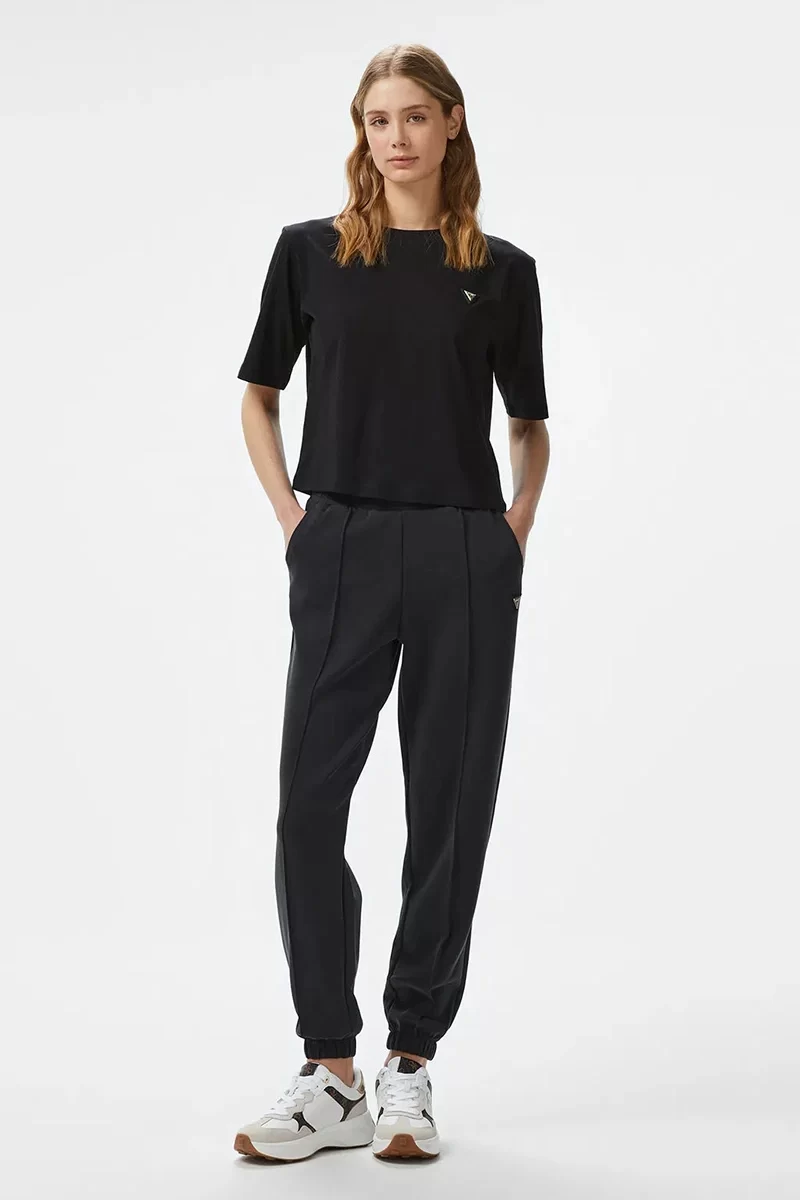 Guess Olympe Jogger Kadın Siyah Eşofman Altı V5RB11KCAY2-JBLK