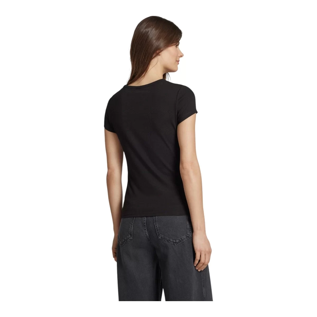 Guess New Kıara Ss T-Shırt Kadın Siyah T-Shirt V5GI20J1314-JBLK