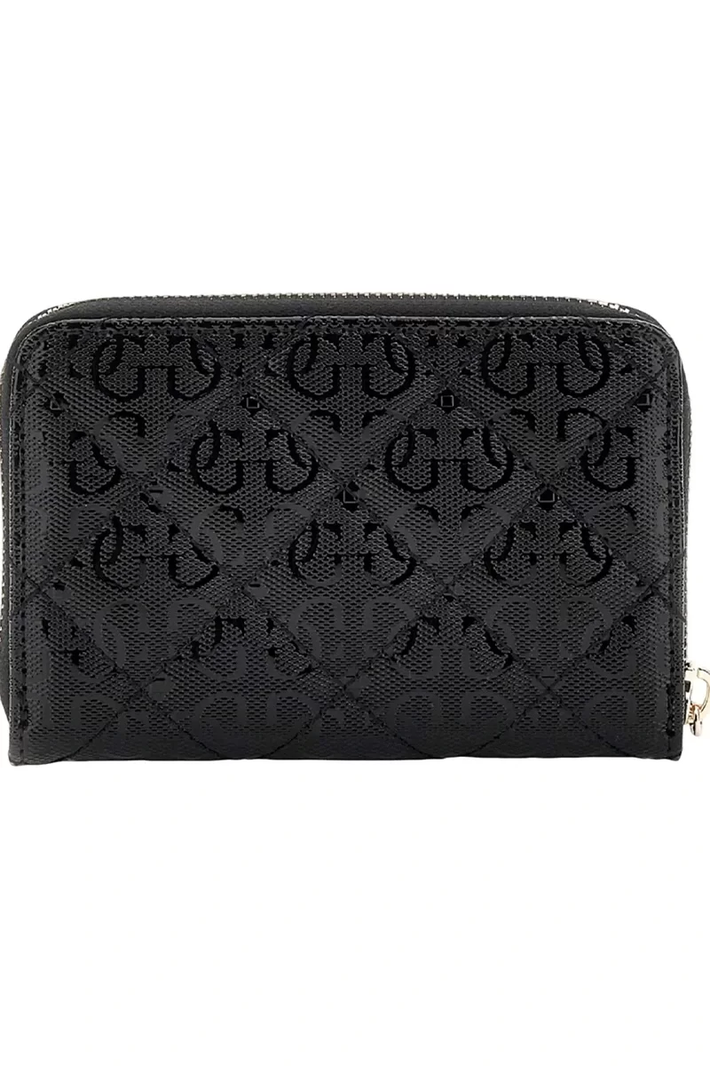 Guess Laurel Slg Medıum Zıp Around Kadın Siyah Cüzdan SWGG8500140-BLA