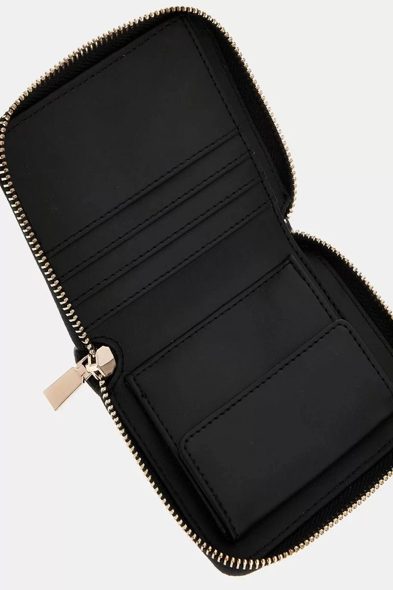 Guess Laurel Slg Small Zıp Around Kadın Antrasit Cüzdan SWSG8500137-CLO