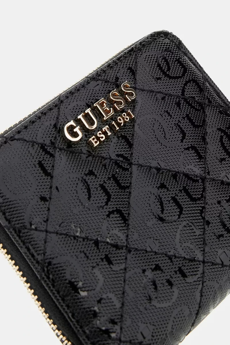 Guess Laurel Slg Small Zıp Around Kadın Siyah Cüzdan SWGG8500137-BLA