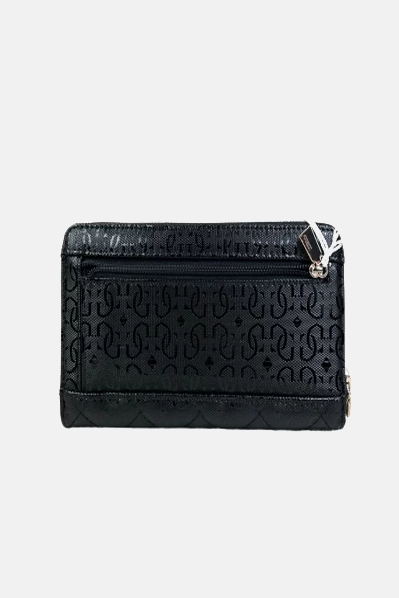 Guess Laurel Slg Large Zıp Around Kadın Siyah Cüzdan SWGG8500146-BLA