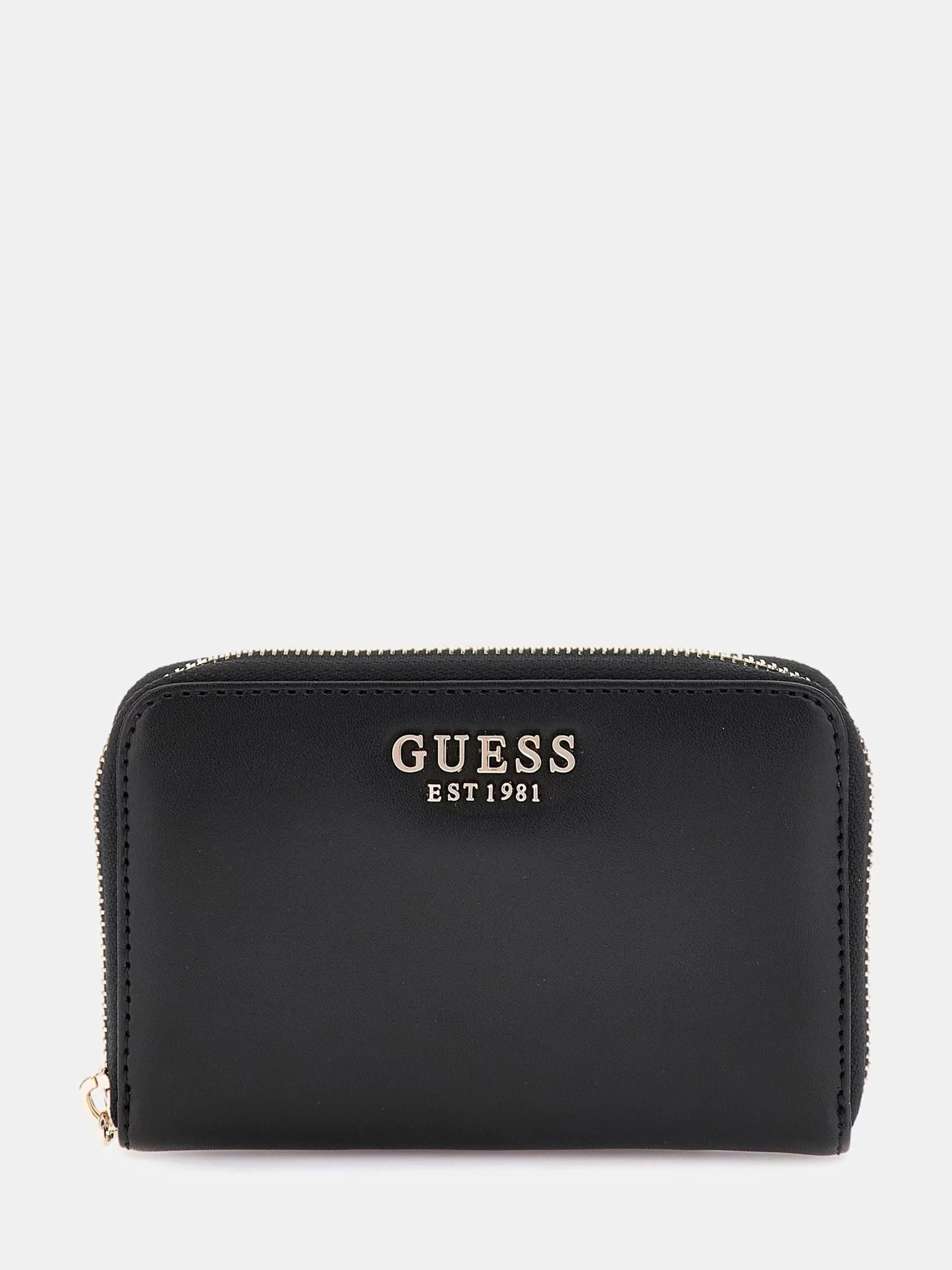 Guess Laurel Slg Medıum Zıp Around Kadın Siyah Cüzdan SWVC8500140-BLA