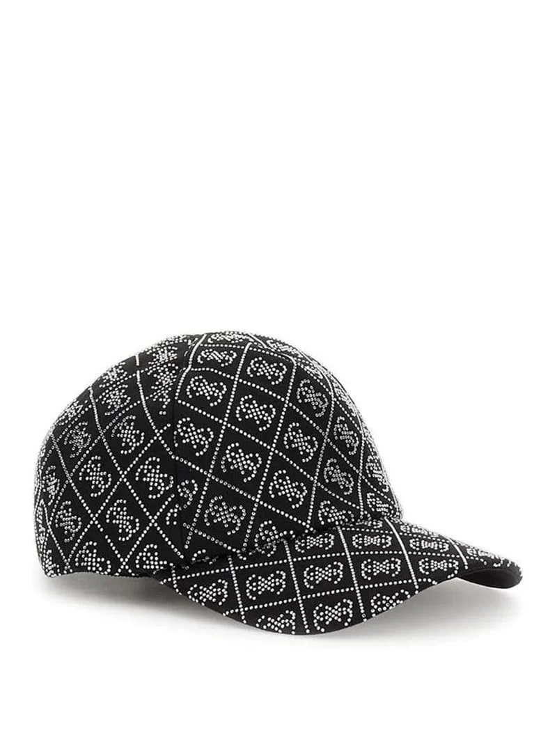Guess Baseball Cap Kadın Siyah Şapka AW5284COT01-BLA