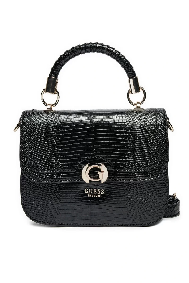 Guess Orlına Top Handle Flap Kadın Siyah El Çantası HWKG9531200-BLA