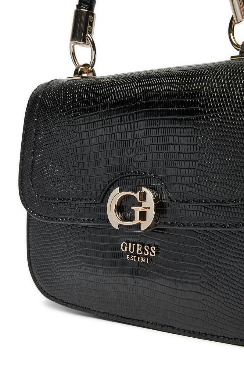 Guess Orlına Top Handle Flap Kadın Siyah El Çantası HWKG9531200-BLA