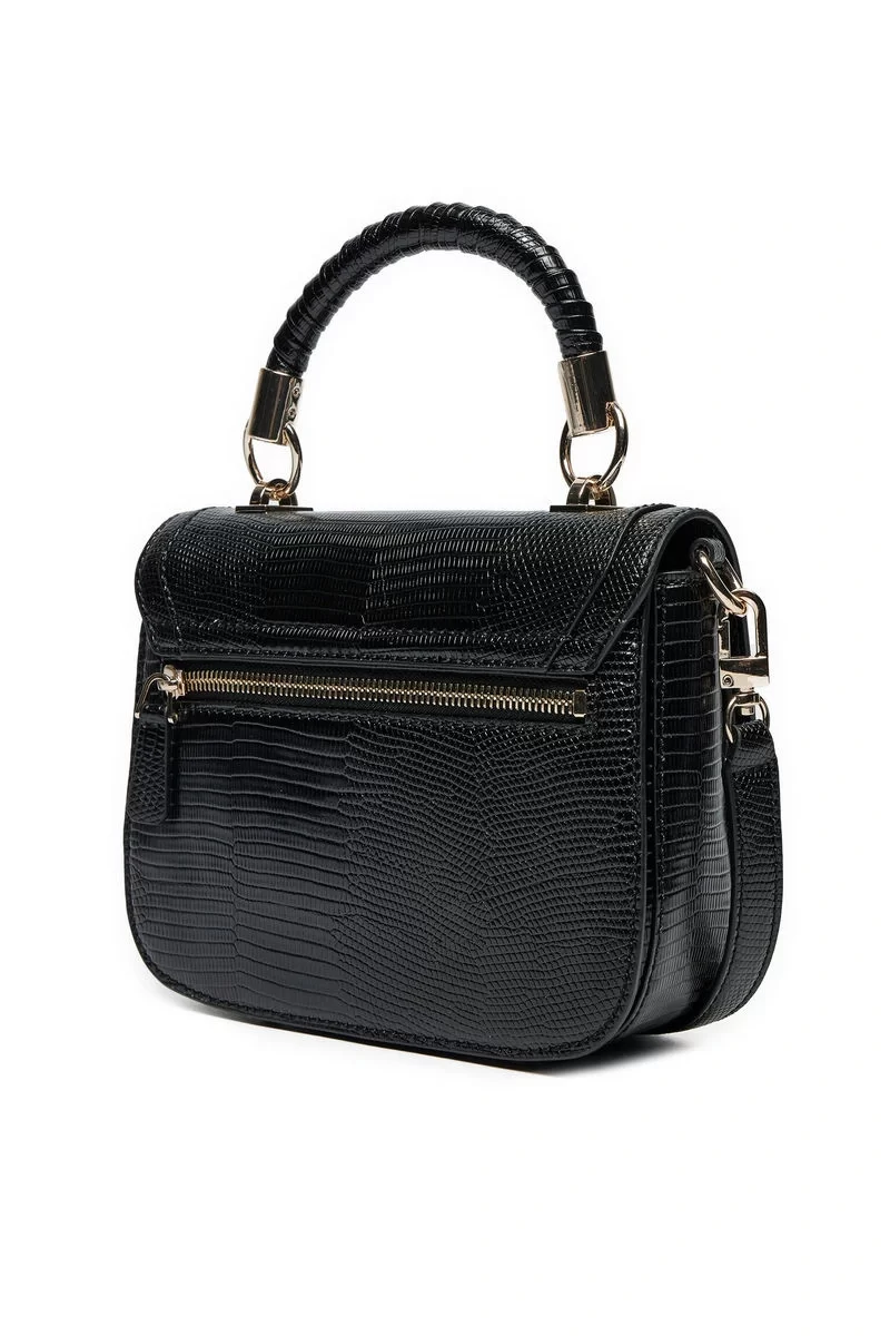 Guess Orlına Top Handle Flap Kadın Siyah El Çantası HWKG9531200-BLA